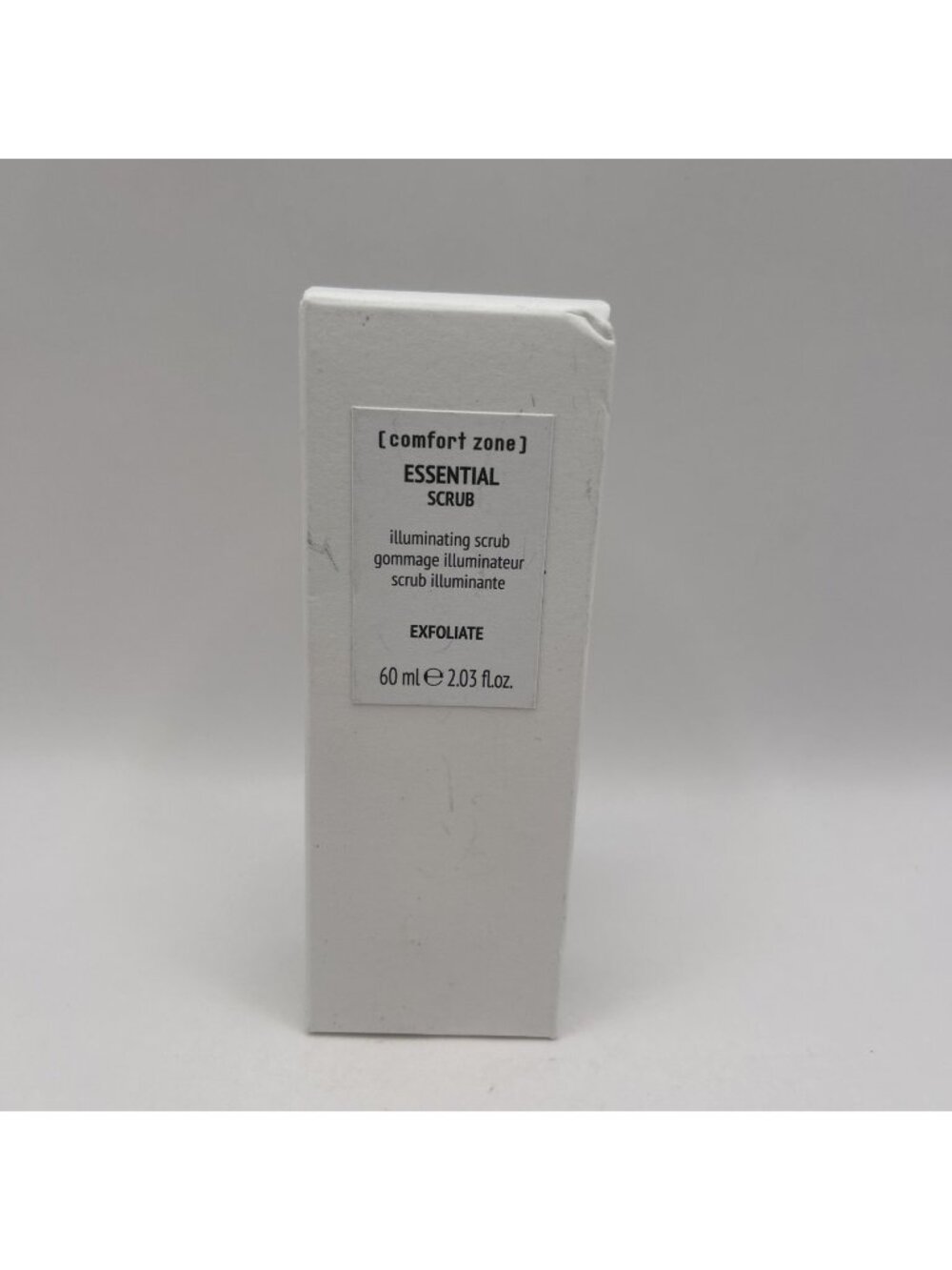 Comfort Zone Essential Scrub Refining Face Scrub 2.03 oz 60 ml Exfoliate New Box